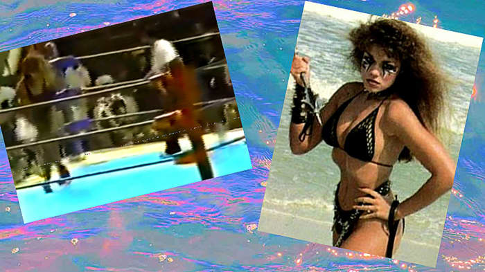 Former model Nancy Toffoloni quickly found herself wrestling for NWA Polynesian Wrestling, then around the country as Devil Angel and as Fallen Angel.