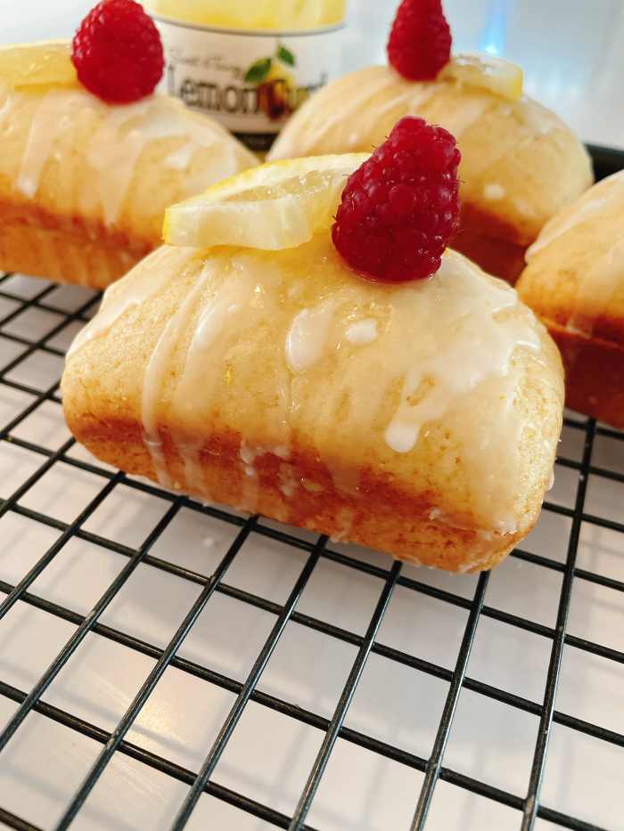 Decadent Mini Lemon Loaves With Lemon Curd Filling Delishably