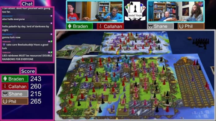 Bunny Kingdom is one of the group's favorite games and comes out on the table a lot.