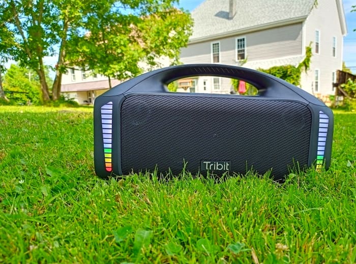 The combination of my phone's Wi-Fi range and the Bluetooth connection between phone and speaker provide good range