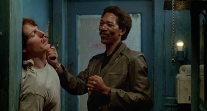 Having gotten what he wanted, Fast Black, sets out to teach reporter Jonathan Fisher (Christopher Reeve) a lesson