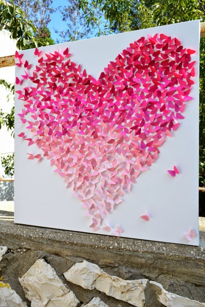 This butterfly wedding welcome board could be done in any color . It is a unique way to welcome your guests