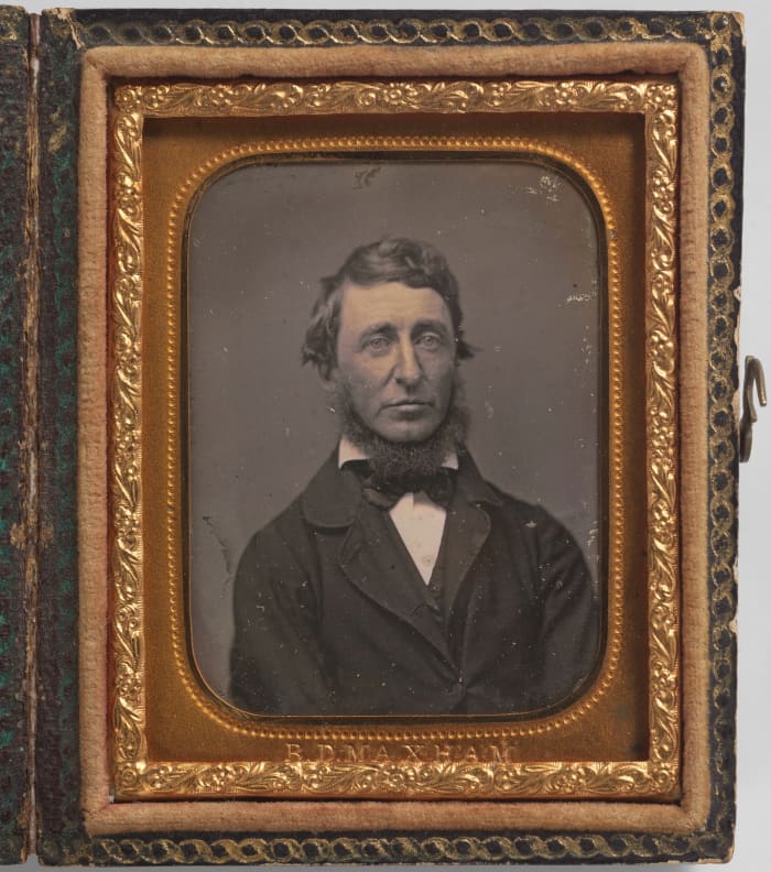 Henry David Thoreau - Ninth-plate daguerreotype