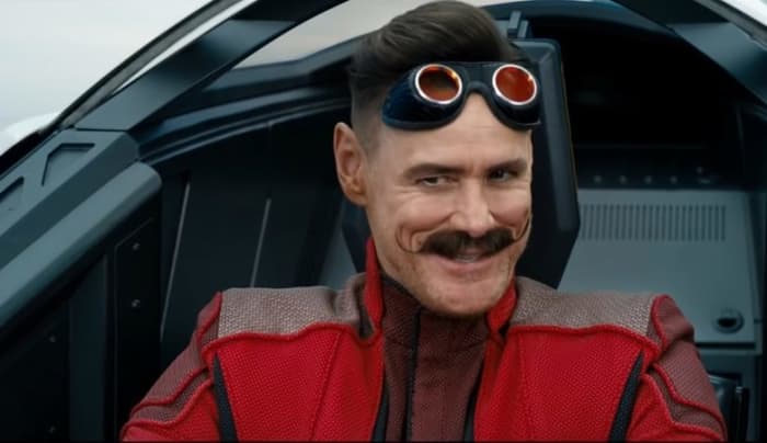 You can tell that Jim Carrey was let loose as Robotnik as he's having the time of his life. It's good to see this side of him again, quite frankly.
