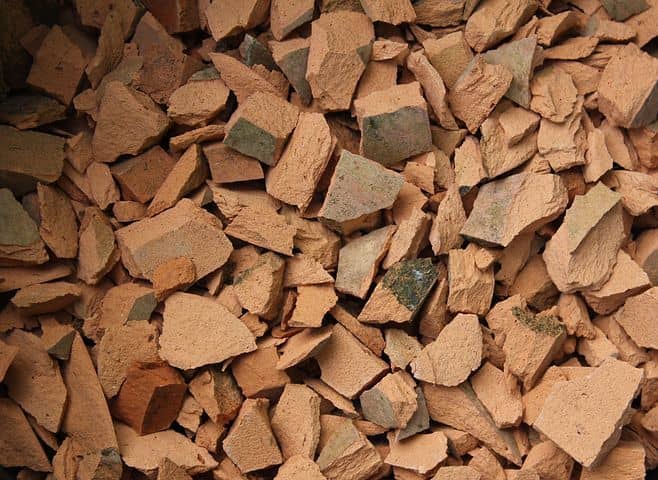 If you like and collect unglazed clay pots... Just wait. You'll have plenty of broken pieces in no time. Just the nature of the material. Save them all in... Another clay pot.