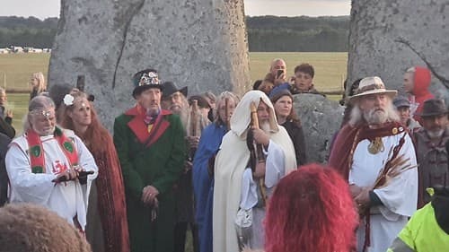At the summer and winter solstices as well as the equinoxes people are allowed into the stone circle to celebrate pagan festivals.