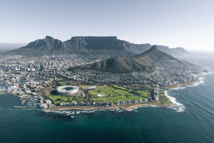 Cape Town, South Africa. The country and surrounding region have some of the highest rates of new HIV infections each year.