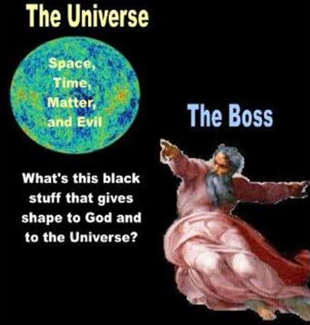 Atheists claim their God/Singularity CREATED the Universe, which has SHAPE. What is the background that gives SHAPE to the Universe??