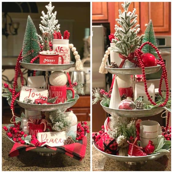 35+ DIY Christmas Tiered Tray Décor Ideas - HubPages