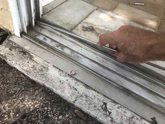 How to Repair a Damaged Sliding Glass Door Track Dengarden