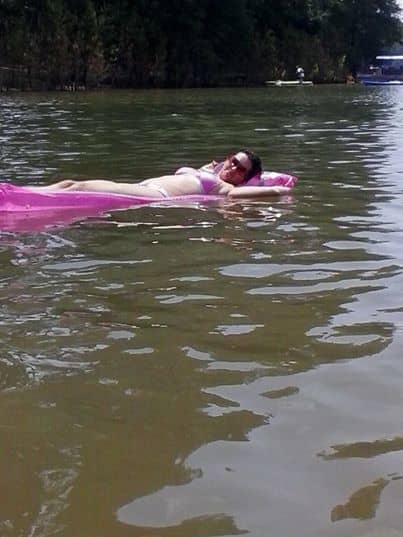 Get away from the kids and take your float outside of the designated area for some real relaxation!