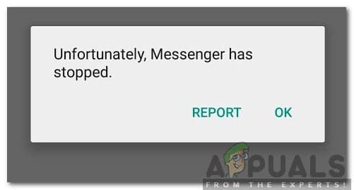 messenger won t open android