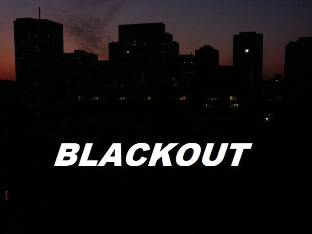 A blackout can become permanent.