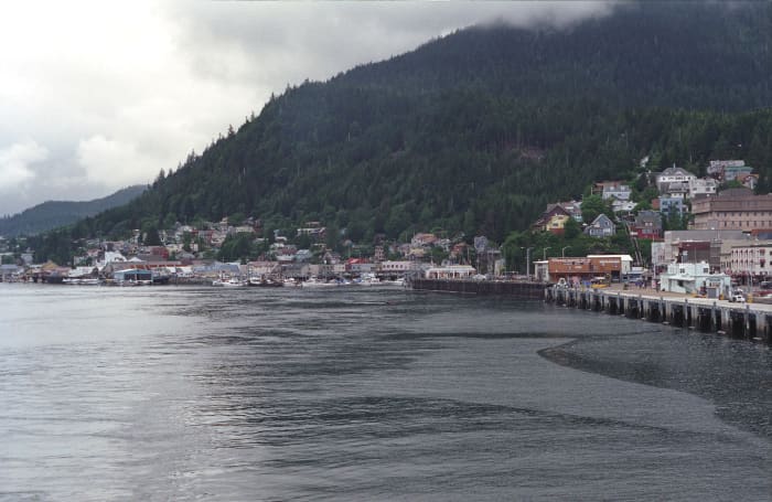 Ketchikan from sea