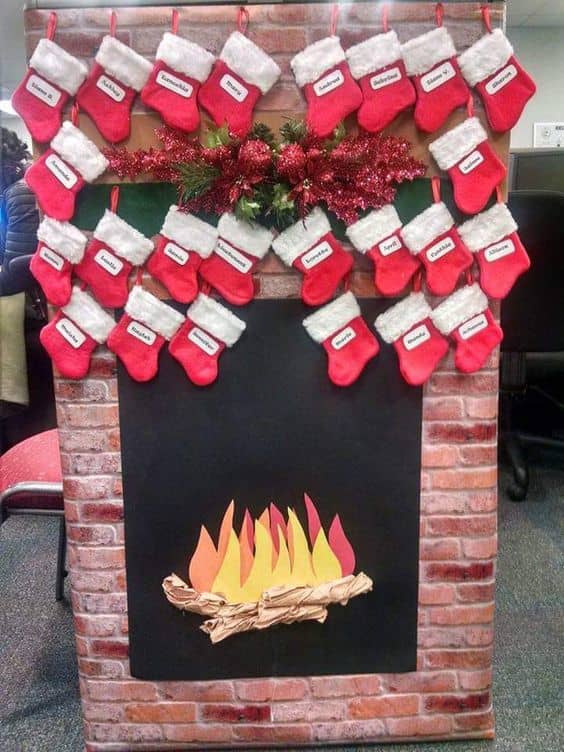 50+ Easy DIY Cubicle Christmas Decorations to Decorate Like a Boss ...