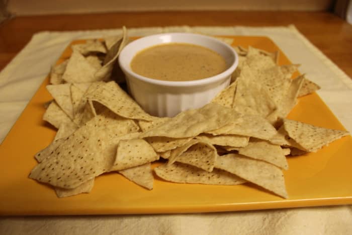 The vinaigrette dressing is so tasty, sometimes I make extra as a dip for corn tortilla chips or veggies.