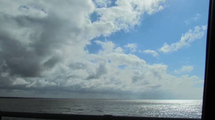 Watching the clouds gather over the ocean before a storm, reminds us that we are not in control but that there is someone much more powerful, our Grand Creator. We should thank God for life everyday.