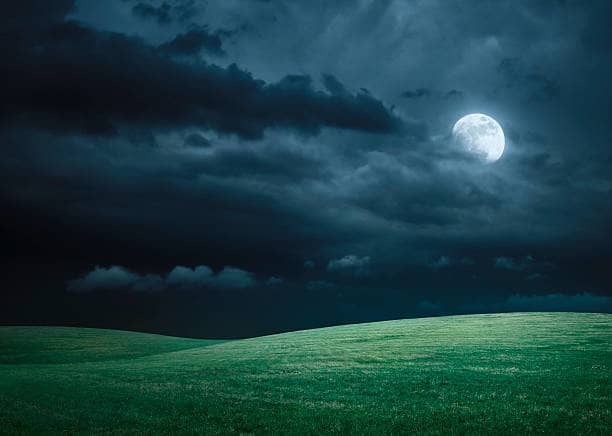While it's okay to gaze at a landscape after sundown, resist the temptation to capture the moment on film.