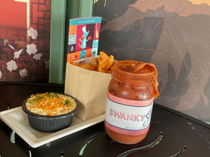 This was a step out of my comfort zone. The bloody marry was very good, and surprisingly a lot (drink and alcohol) for the price. I never thought I'd eat pork rinds and pimiento cheese, but I actually really liked it.