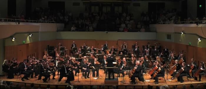 The National Symphony Orchestra, which premiered" Symphony No. 2" in 1948.