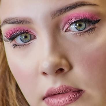 One blush or eyeshadow product in the same color can be used on eyes and cheeks to create a monochromatic effect so you don't have to purchase multiple items for each part of the face.