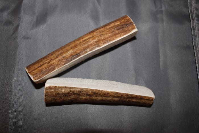 Elk antlers are well liked by many dogs. They generally prefer the middle part of the antler rather than the pointy part.