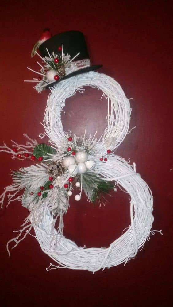 50+ DIY Dollar Store Grapevine Snowman Wreath Ideas - HubPages