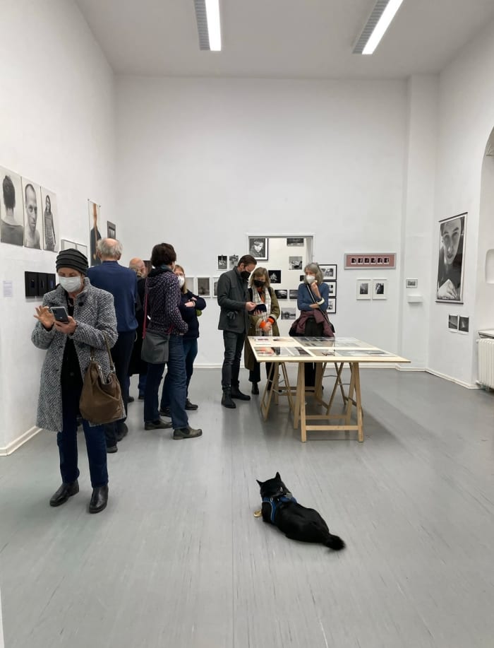 From "The Black Dog"; a photo exhibition at Bethanien Art Quarter at Mariannenplatz 2 in Kreuzberg.