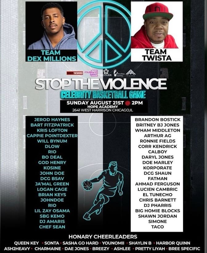 Stop The Violence Celebrity Basketball Game returns for its 5th year! Brought to you by Dex Millions and Twista..