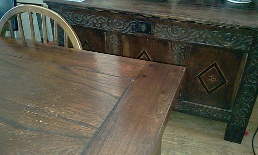 I use beeswax and carnauba on our old furniture but, as you can tell, I don't polish too hard :-)