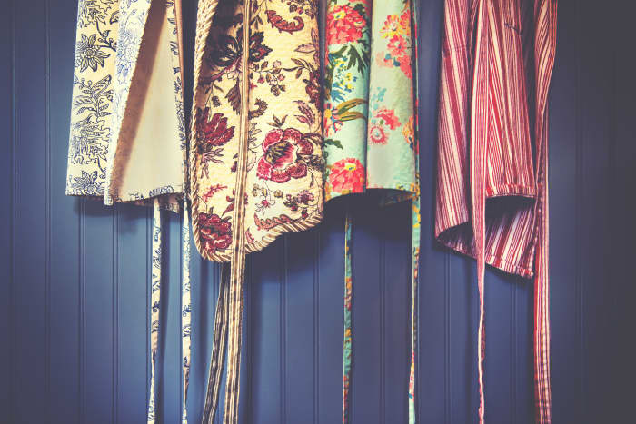 These days, aprons are sold in a wide range of styles. Some look too nice to wear for cooking!