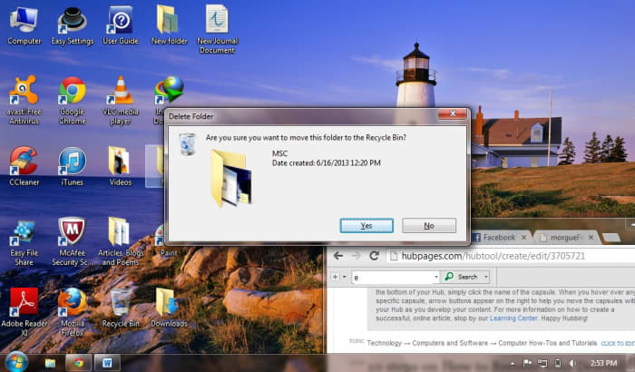 Exercise extreme cautions when handling your important file. Especially if you are pressing the "delete" button.