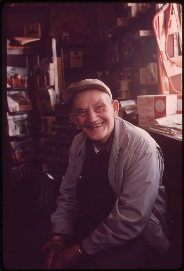 And this guy's behind the counter. And he won't let you just come in, buy your shit, and leave, oh no, you gotta listen to a story about every fish he ever caught since 1973.