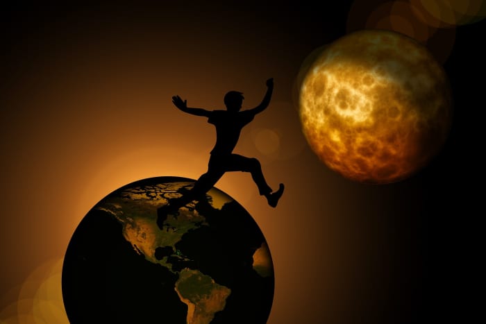 Not an "escape" but a happy journey away from a world of needless suffering, animalism, and stupidity.