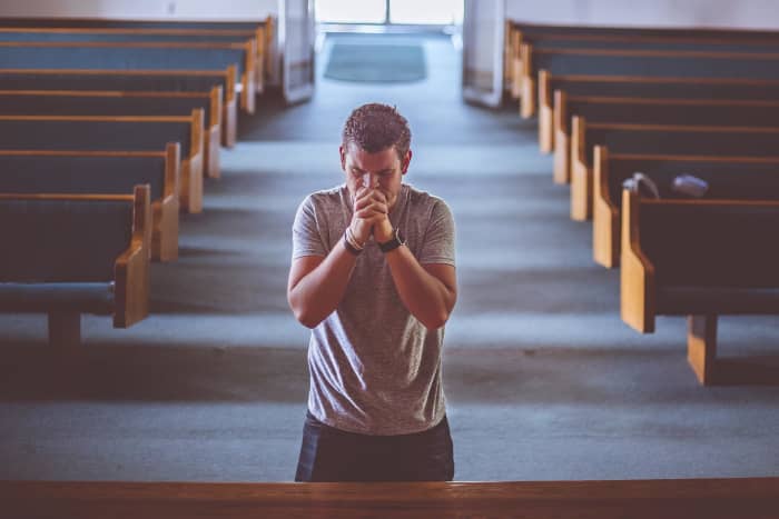 Praying is O.K., as long as its intensity activates a placebo effect, or manifests results from the infinite quantum field of potentiality.