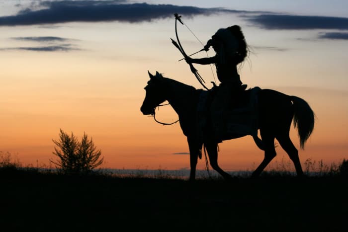 Empires start with conquering some people, but karma makes sure there is no peace to follow.