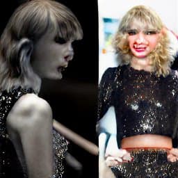 image produced by Craiyon when prompted with the title of this article: "Interviews with A.I about celebrities: Taylor Swift