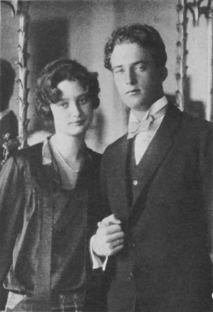 Princess Astrid of Sweden and Prince Leopold of Belgium's engagement photograph 1926.