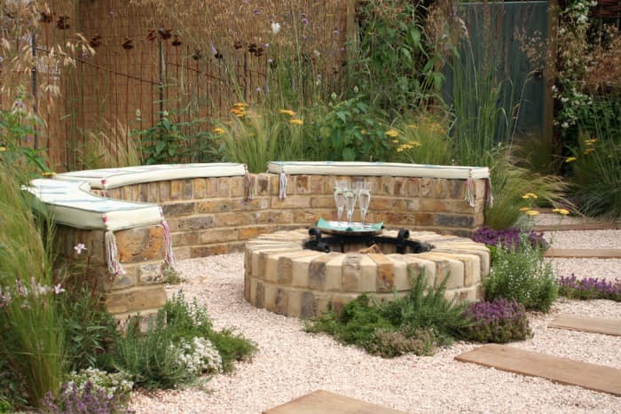 An area designated for a fire pit with seating will be attractive to homebuyers, especially if you have a yard with a lovely view.