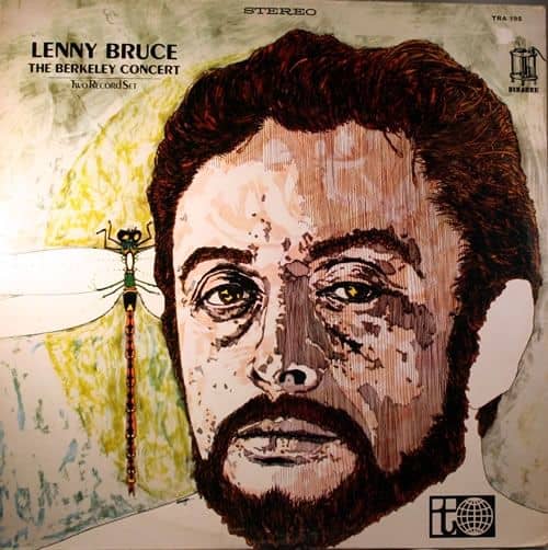 Lenny Bruce "The Berkeley Concert" Bizarre Records 2XS 6329 2 12" LP Vinyl Record Set (1969) 1968 Recorded Dec. 12, 1965. Produced by John Judnich and Frank Zappa