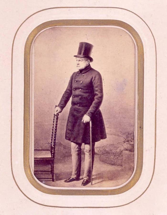 King Wilhelm I of Wurttemberg in 1861. By this time he barely saw his family and spent his time with his mistress Amalie.