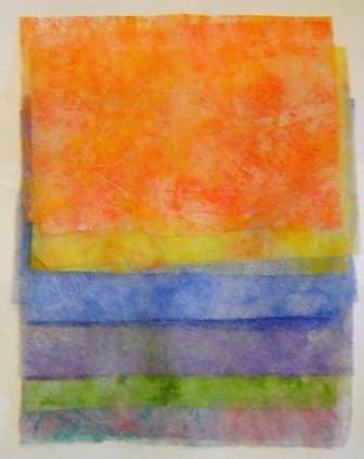 Use acrylic paint to color dryer sheets. These sheets could be die cut or used as backgrounds for a journal