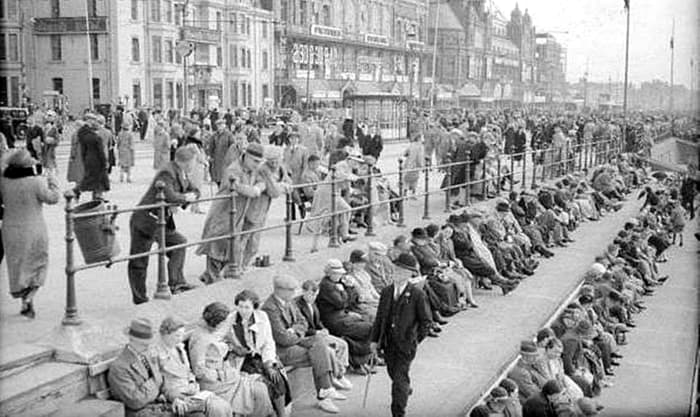Blackpool in the 1950s, where dad swept mum off her feet as he romanced her and eventually they married.