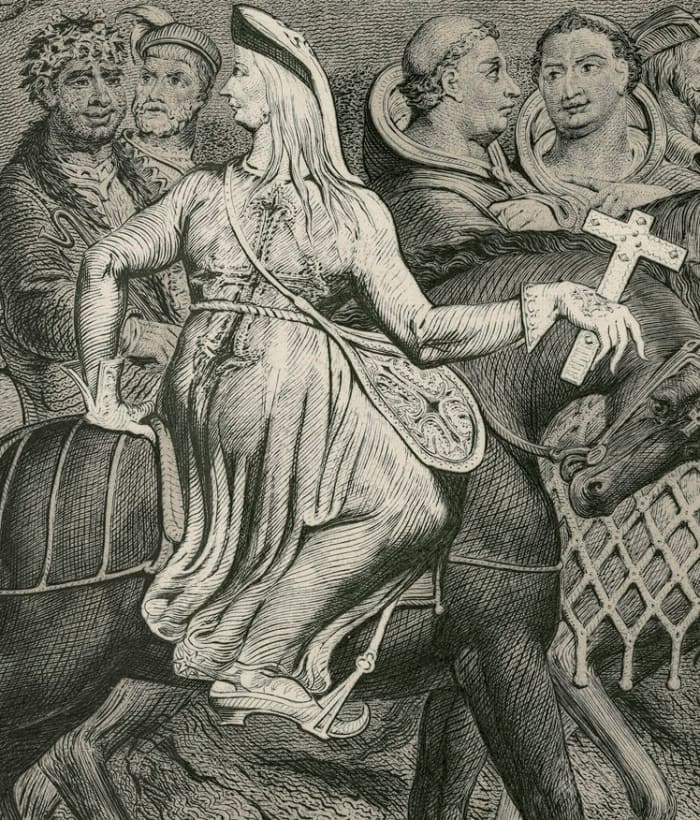 In The Canterbury Tales, the Prioress serves as one example of the Church's corruption. Instead of embracing the traditional values of nuns, she openly disrespects them.