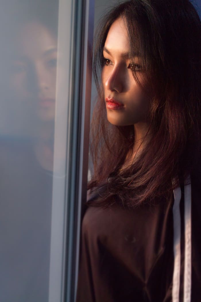 If you suffer a breakup in a relationship, be okay with being alone and discovering your own true self.