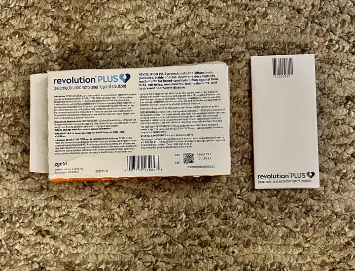 Revolution Plus is one of the newest flea & tick prevention medicines for cats. In the United States, it must be prescribed by a licensed veterinarian.