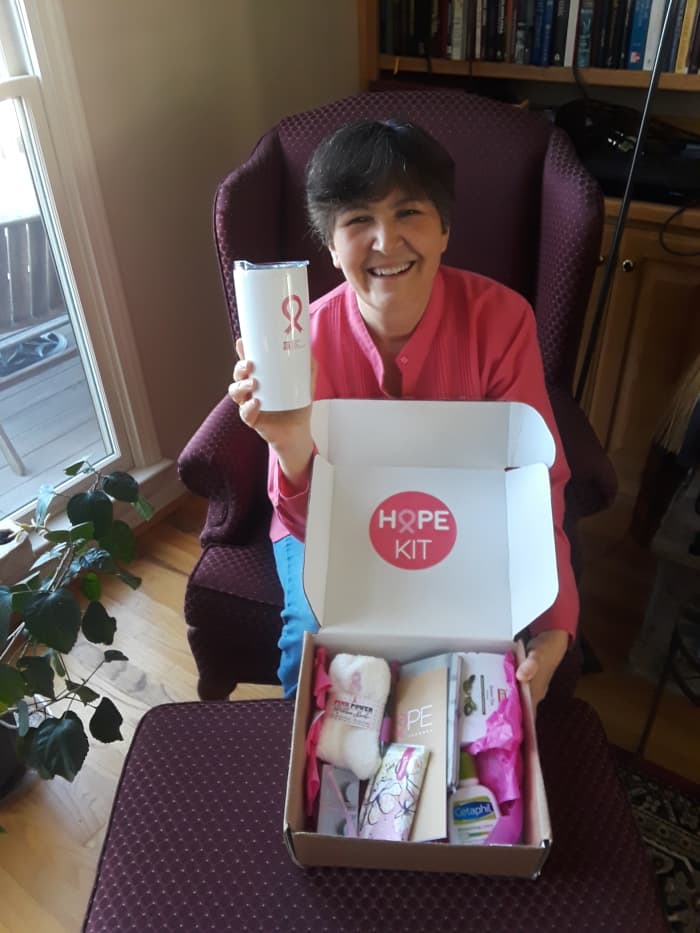During my breast cancer surgery recovery, my husband ordered this Hope Kit for me and I found it very encouraging.