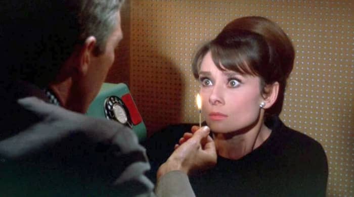 Cary Grant and Audrey Hepburn have great chemistry, but their age difference makes the romantic subplot a little weird.