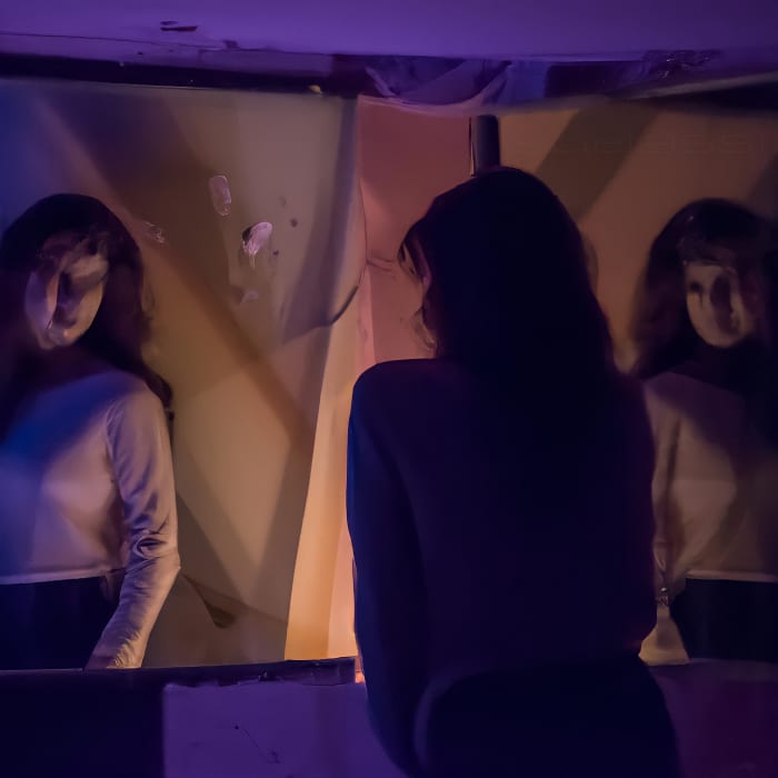 Depersonalization presents itself as a feeling of disconnection, as if you are no longer attached to your own body.