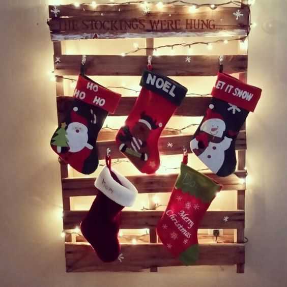 75+ Amazing DIY Christmas Stocking Holder Ideas When You Have No Mantle Holidappy